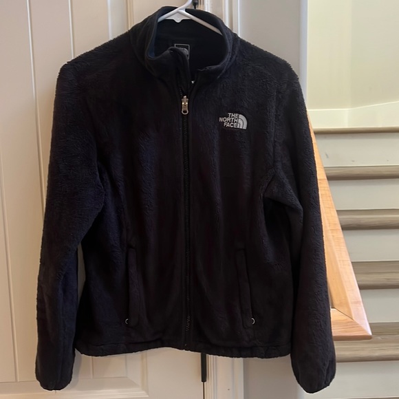 The North Face fleece jacket coat black